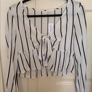 NWT PacSun Striped Blouse